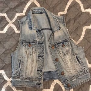 American Eagle Denim Vest